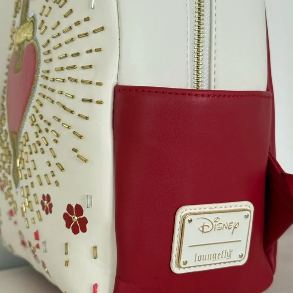 Loungefly Disney Snow White and the Seven Dwarves Heart Box Mini Backpack NWOT - Picture 14 of 16
